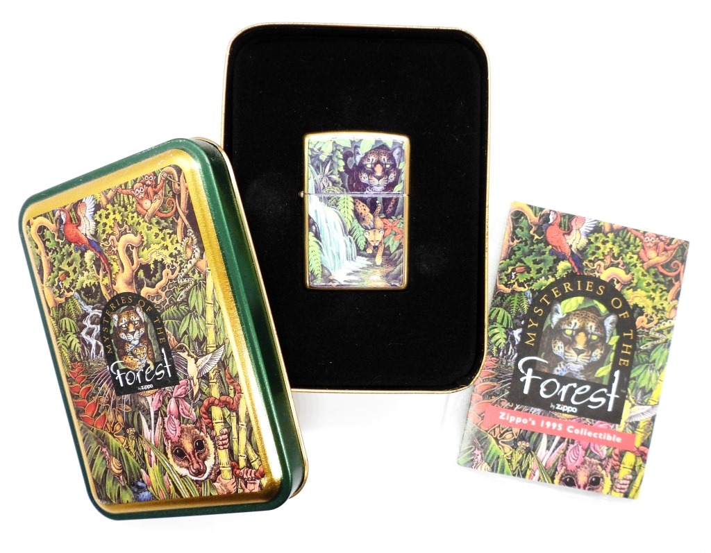 Lot #2 1995 Sealed Zippo Limited Forest Collection