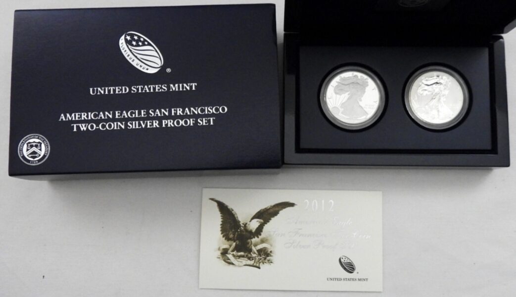 2012 ASE SAN FRANCISCO 2-COIN PROOF SET