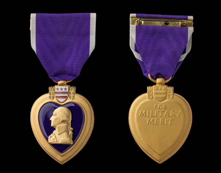 purple heart canva pins