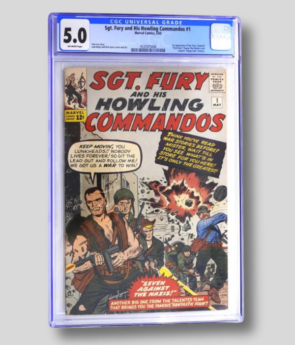 sgt fury comic vintage graded