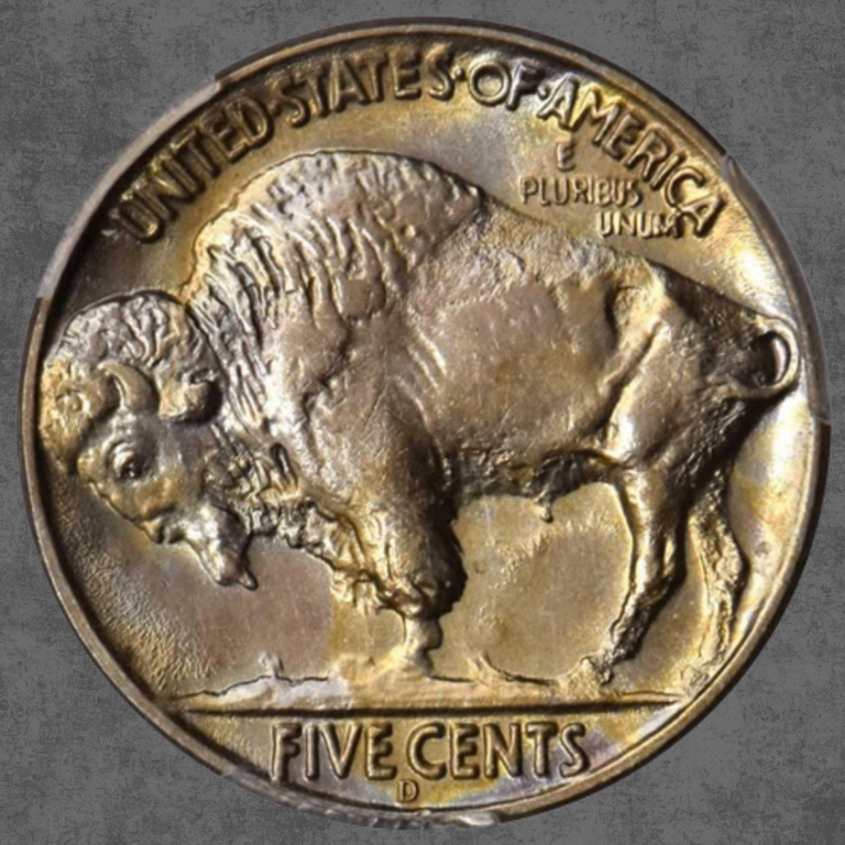 1937-D 3 legged buffalo