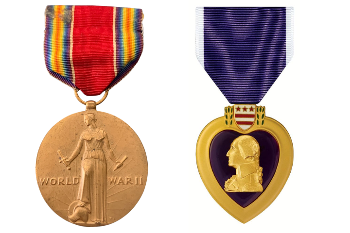 Purple Heart WWII Medal